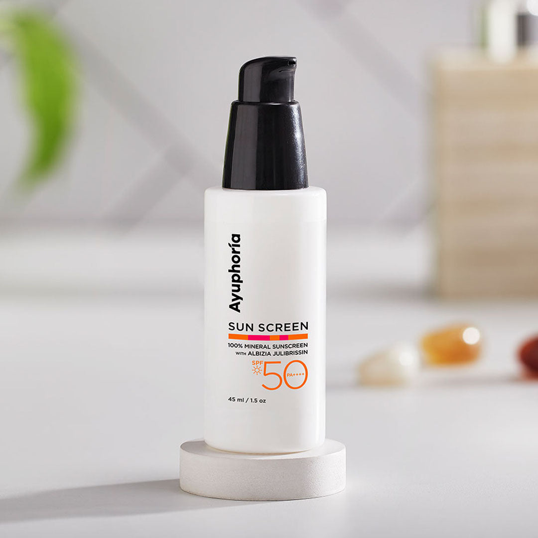 INDIA’S NO.1 Mineral SUNSCREEN | 100% Mineral SPF 50 Sunscreen with Albizia Julibrissin