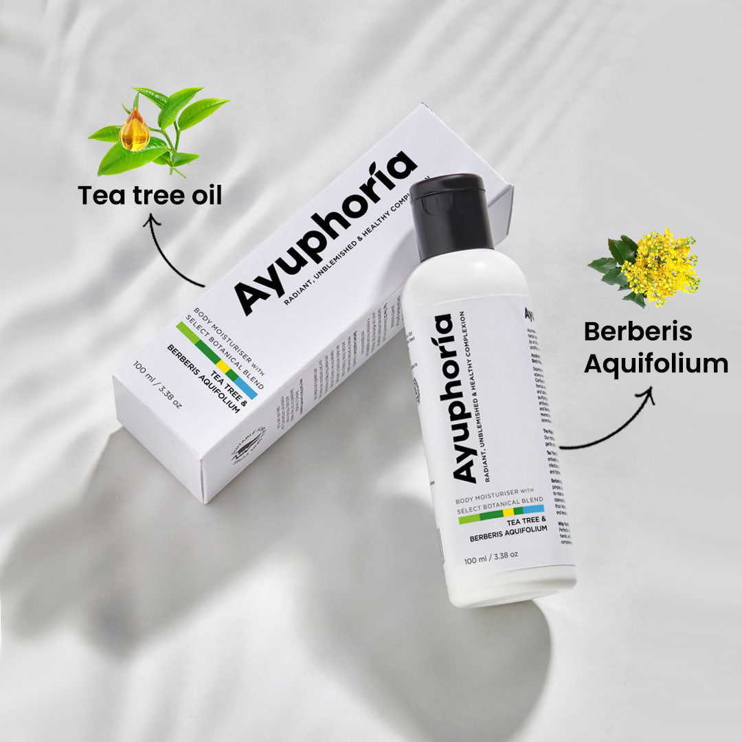 Tea tree oil & Berberis Aquifolium moisturizer