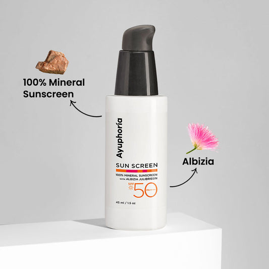 100% Mineral SPF 50 Sunscreen with Albizia Julibrissin